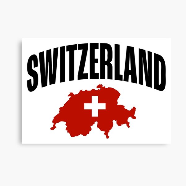 Item preview, Switzerland - Curved Font with Country Shape amd Flag designed and sold by chosenhomes.
