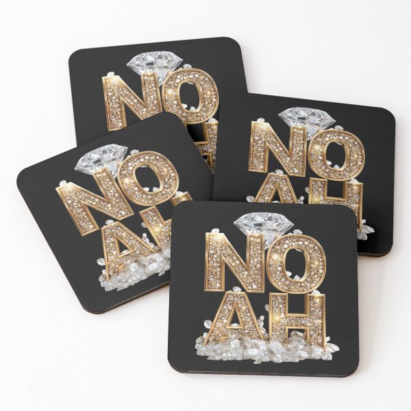 Item preview, NOAH – Golden Diamond Name Design designed and sold by VisionaryVeils.