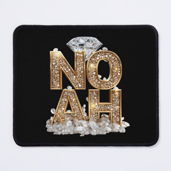 Item preview, NOAH – Golden Diamond Name Design designed and sold by VisionaryVeils.