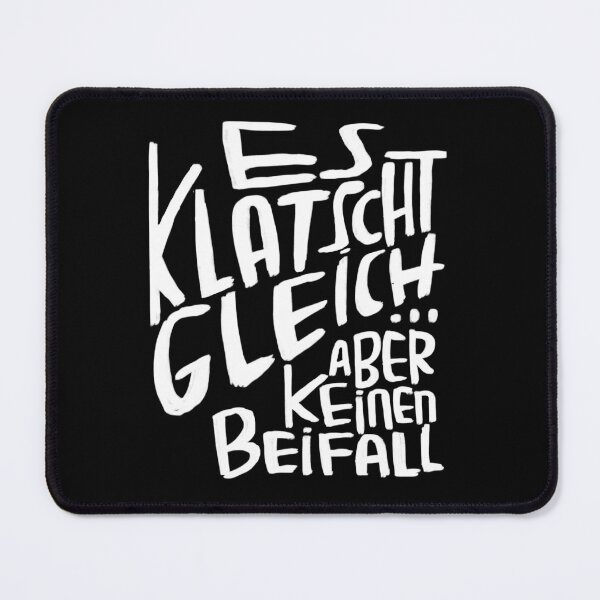 Item preview, Saying: There will be clapping soon, but no applause designed and sold by badlydrawnbabe.