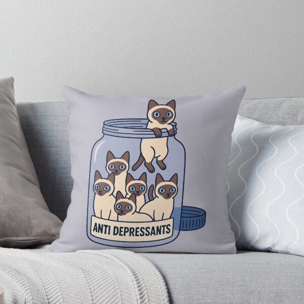 Item preview, anti depressants cute kitties Siamese  designed and sold by La Loca.