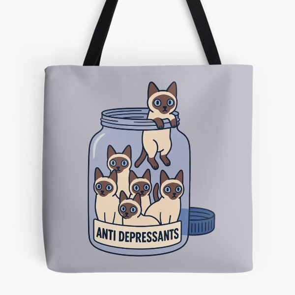 Item preview, anti depressants cute kitties Siamese  designed and sold by La Loca.