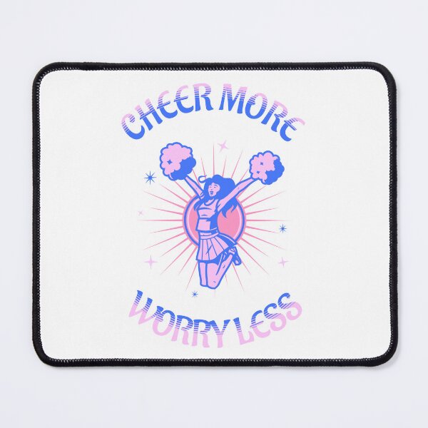 Item preview, cheer more worry less designed and sold by bratfactory.
