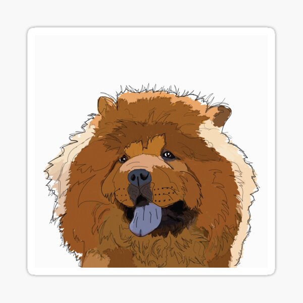 Chow Chow Dog Sticker