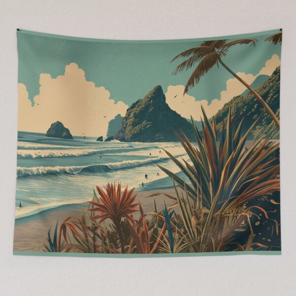 Item preview, Waves of Piha designed and sold by NikiBS.
