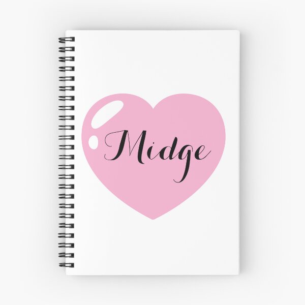 Item preview, Midge Name with pink Heart  designed and sold by Monika Howarth.