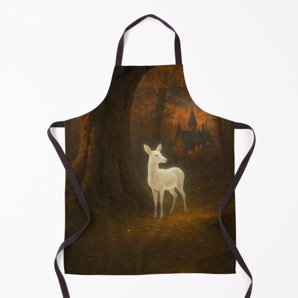 Item preview, Glowing doe in the enchanted forest designed and sold by MossTrail.