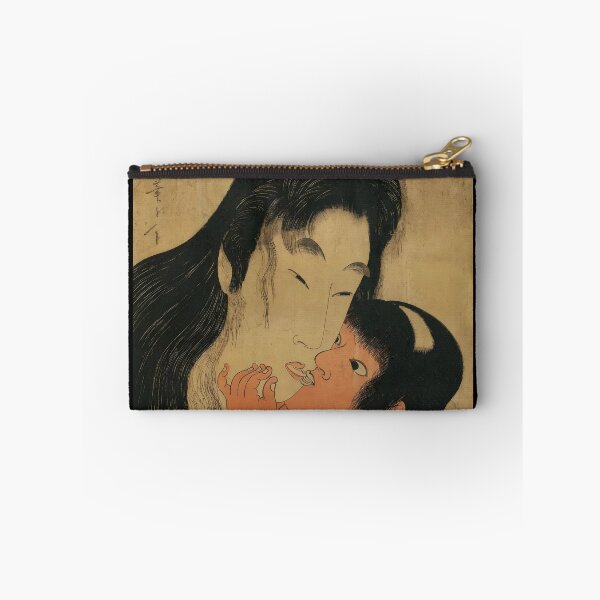 Item preview, Yamauba and Kintaro – Kitagawa Utamaro Ukiyo-e designed and sold by EmeraldeaArt.