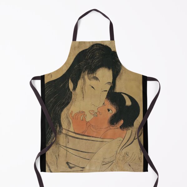 Item preview, Yamauba and Kintaro – Kitagawa Utamaro Ukiyo-e designed and sold by EmeraldeaArt.