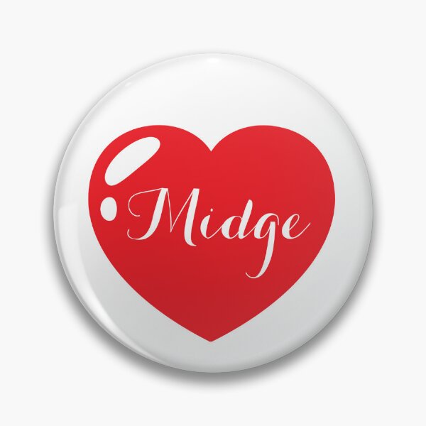 Item preview, Midge Name with red Heart  designed and sold by Monika Howarth.
