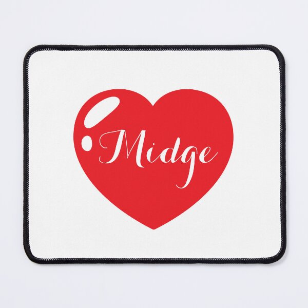 Item preview, Midge Name with red Heart  designed and sold by Monika Howarth.