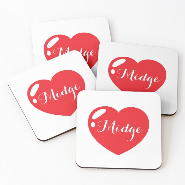 Item preview, Midge Name with red Heart  designed and sold by Monika Howarth.