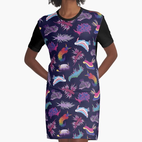 Nudi LGBTQ-ties Graphic T-Shirt Dress