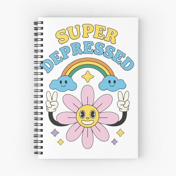 Item preview, Super Depressed designed and sold by The Brain Dump Club.