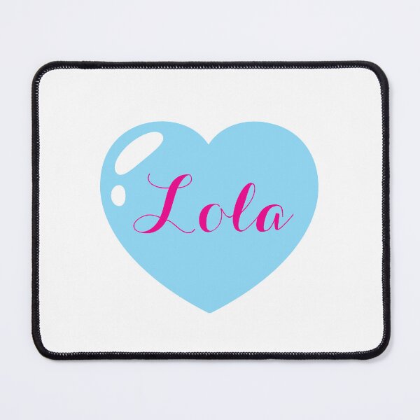 Item preview, Lola Name with blue Heart designed and sold by Monika Howarth.