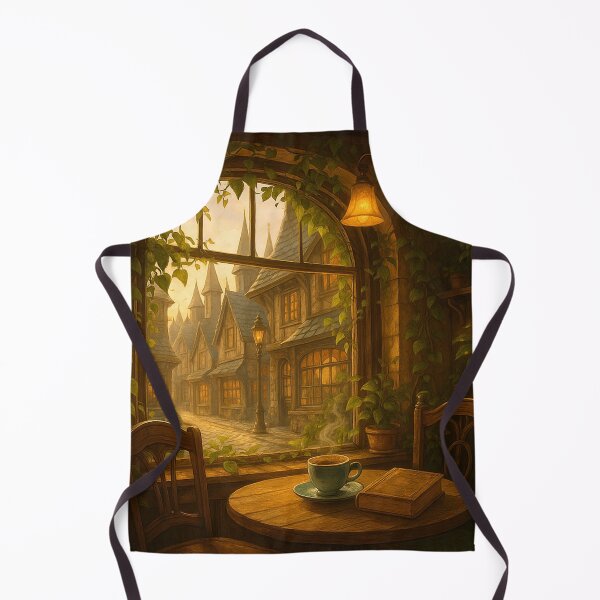 Item preview, Magical teahouse with window view designed and sold by MossTrail.