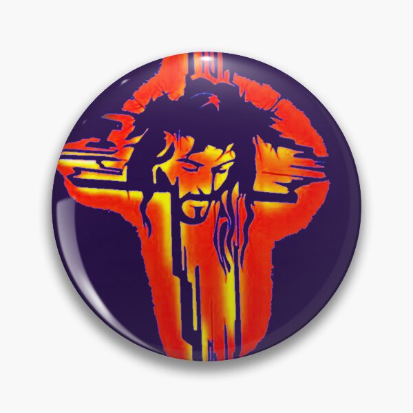Item preview, Christ's Sacrifice - Fiery Cross Silhouette designed and sold by Printforluck.