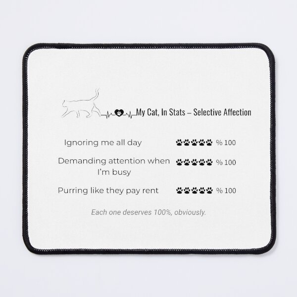 Item preview, My Cat, In Stats – Selective Affection designed and sold by purestylehub.