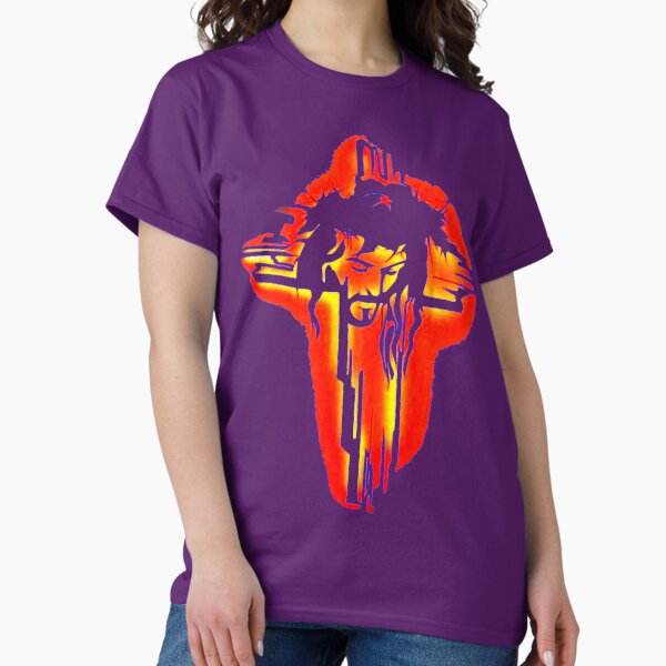 Item preview, Christ's Sacrifice - Fiery Cross Silhouette designed and sold by Printforluck.