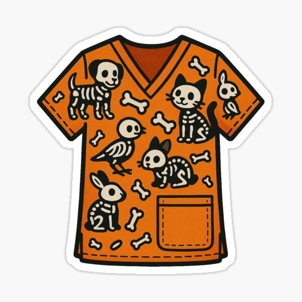 Item preview, Halloween Scrubs  designed and sold by introVETed.