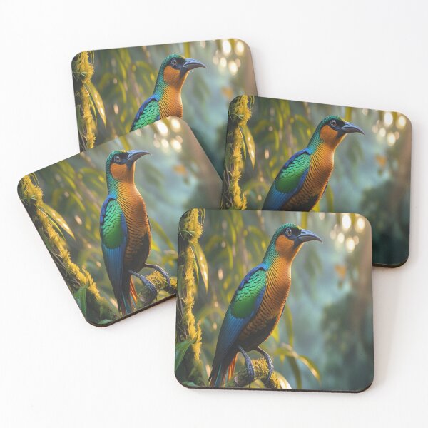 Item preview, Iridescent Amazon Rainforest Bird Portrait designed and sold by Max Store.