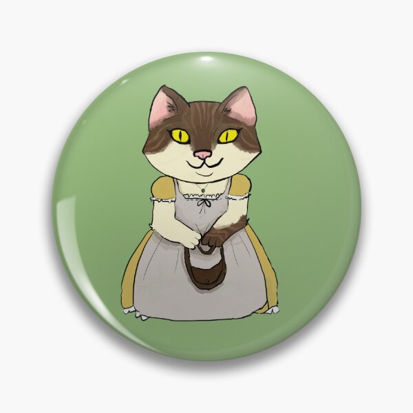 Item preview, Cat in vintage clothes designed and sold by Kiefshop.