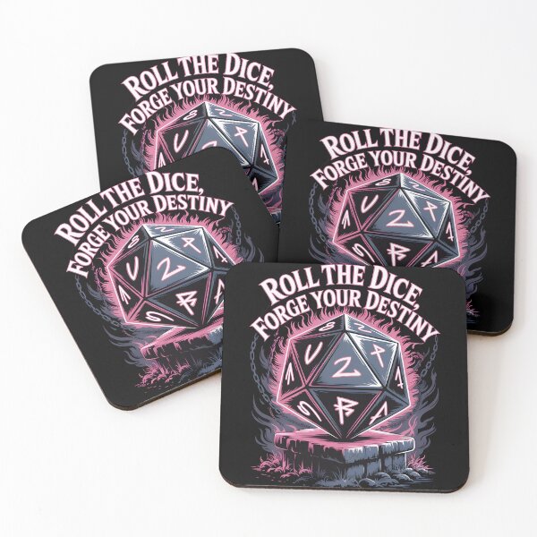 Item preview, Forge your destiny runic dice painting designed and sold by jbfart.