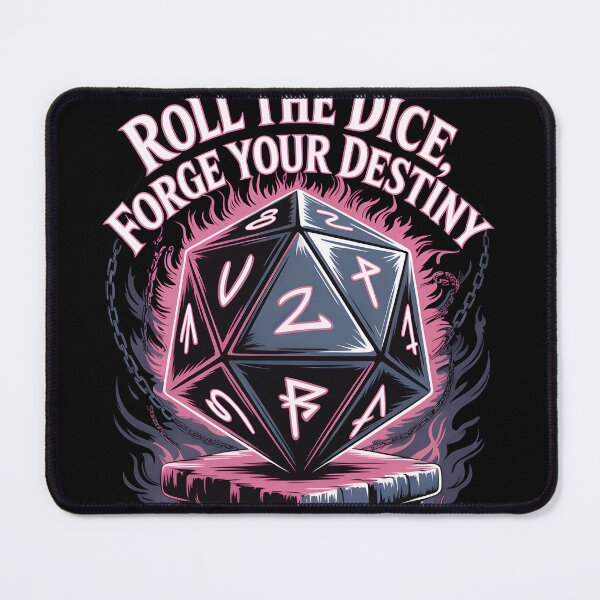 Item preview, Forge your destiny runic dice painting designed and sold by jbfart.
