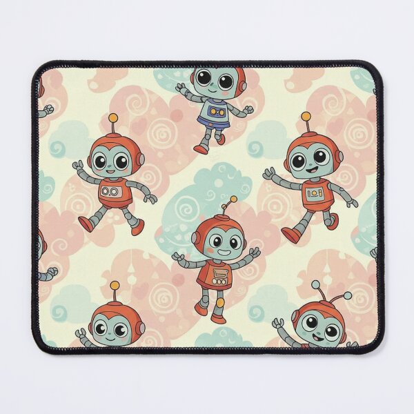 Item preview, Adorable Retro Robots designed and sold by MySignatureItems.