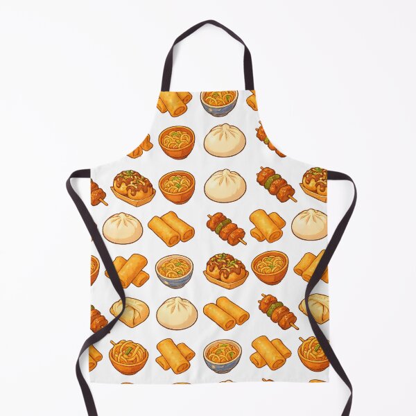 Item preview, Anime Asian Snack Grid – Bao, Noodles & Takoyaki designed and sold by PosterFuel.