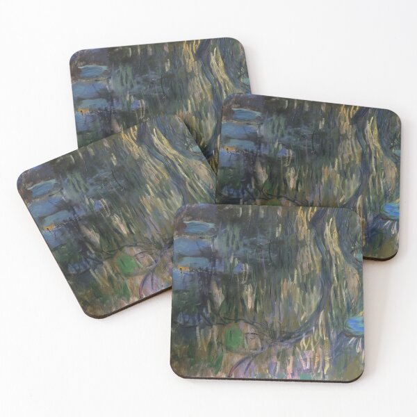 Item preview, Water Lilies Reflections of Weeping Willows  left half   1919 by Claude Monet designed and sold by GabyddAlessandr.