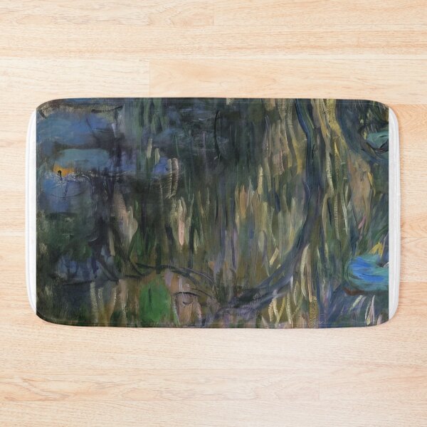 Item preview, Water Lilies Reflections of Weeping Willows  left half   1919 by Claude Monet designed and sold by GabyddAlessandr.