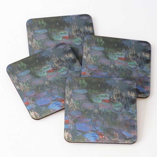Item preview, Water Lilies Reflections of Weeping Willows  right half   1919 by Claude Monet designed and sold by GabyddAlessandr.