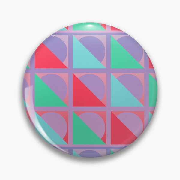 Item preview, Retro Modern Design 17-3: Nine Right Triangles with Semicircle Outlines designed and sold by SBVillard.
