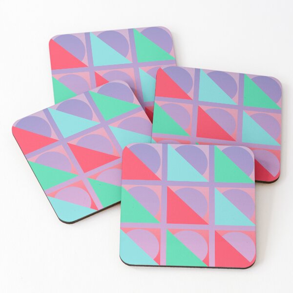 Item preview, Retro Modern Design 17-3: Nine Right Triangles with Semicircle Outlines designed and sold by SBVillard.
