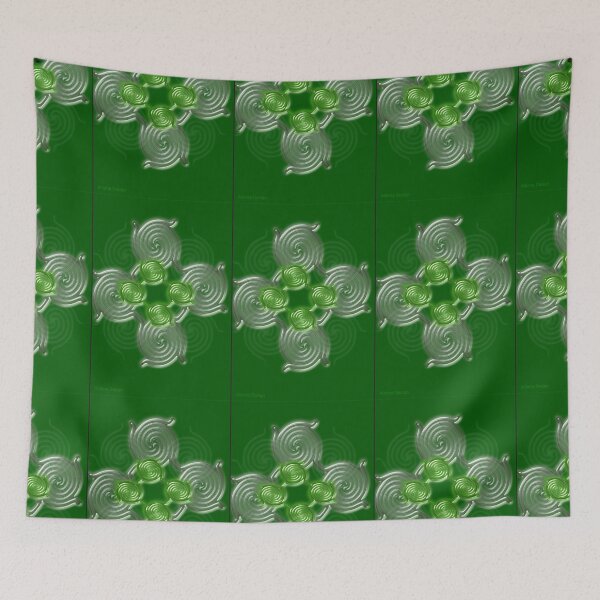 Item preview, Green Abstract  pattern   designed and sold by aldona.