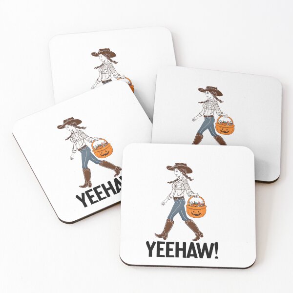 Item preview, Cowgirl Skeleton Halloween – Funny Trick-or-Treat Yeehaw Costume Design with Candy Pumpkin Basket designed and sold by WHDProduction45.