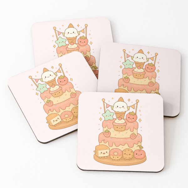 Item preview, Kawaii Dessert Cake Party – Cute Sweets Celebration designed and sold by LuKreate.
