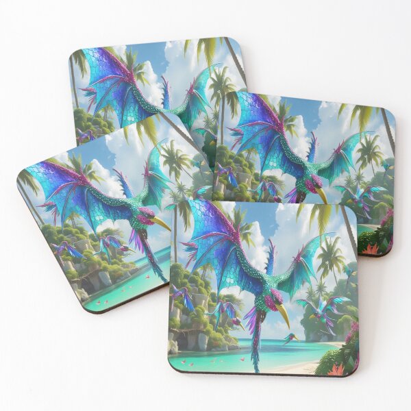 Item preview, Dragon Birds Fantasy Island Gemstone Paradise designed and sold by Max Store.