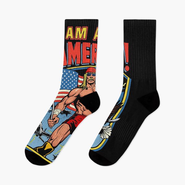 Item preview, Retro "Real American" Wrestling Parody Graphic designed and sold by Vintagenaut Co..
