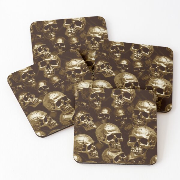 Item preview, gold skulls designed and sold by pksart1.