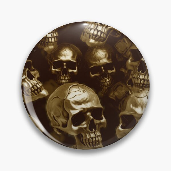 Item preview, gold skulls designed and sold by pksart1.