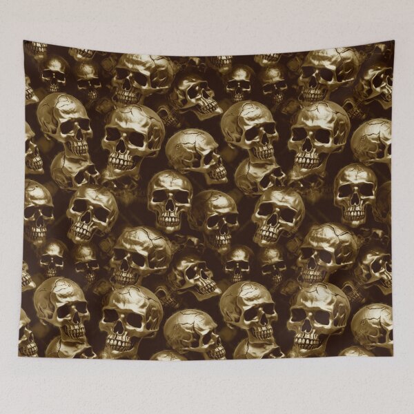 Item preview, gold skulls designed and sold by pksart1.
