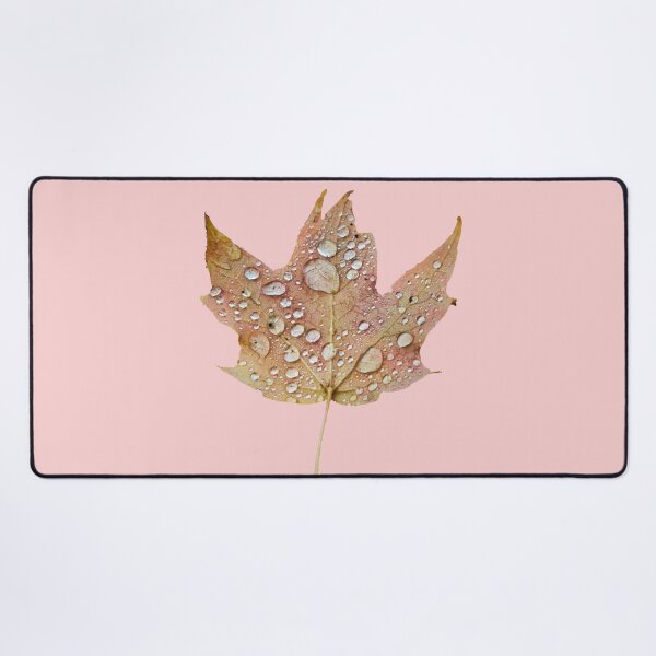 Item preview, Fall Maple Leaf with Fresh Rain Drops  designed and sold by KatJoDesigns.