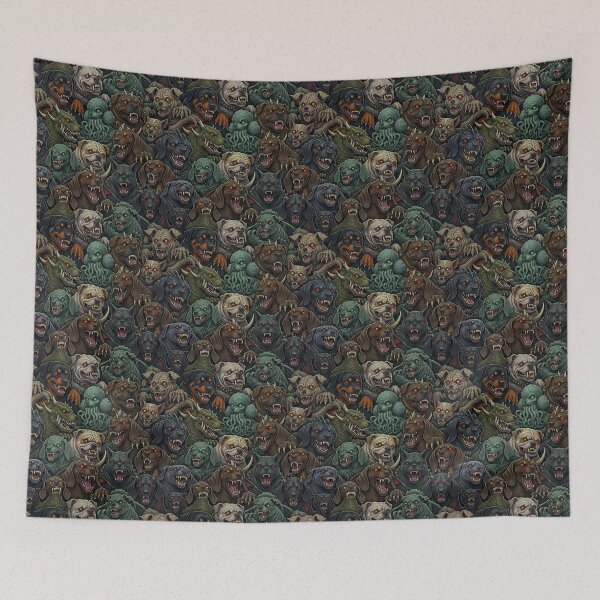 Artikelvorschau, Monster-Hund-Tessellation entworfen und verkauft von TheWindsOfMind.