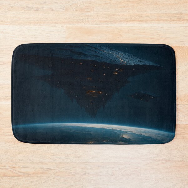 Item preview, The Arrival – Alien Mothership Above Earth designed and sold by QuantumDrift.
