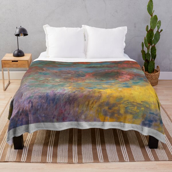 Item preview, Water Lily Pond Evening  left panel   1926 by Claude Monet designed and sold by GabyddAlessandr.