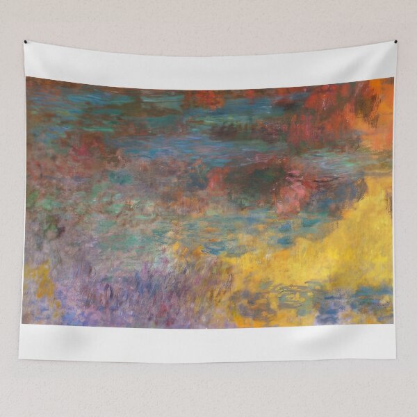 Item preview, Water Lily Pond Evening  left panel   1926 by Claude Monet designed and sold by GabyddAlessandr.
