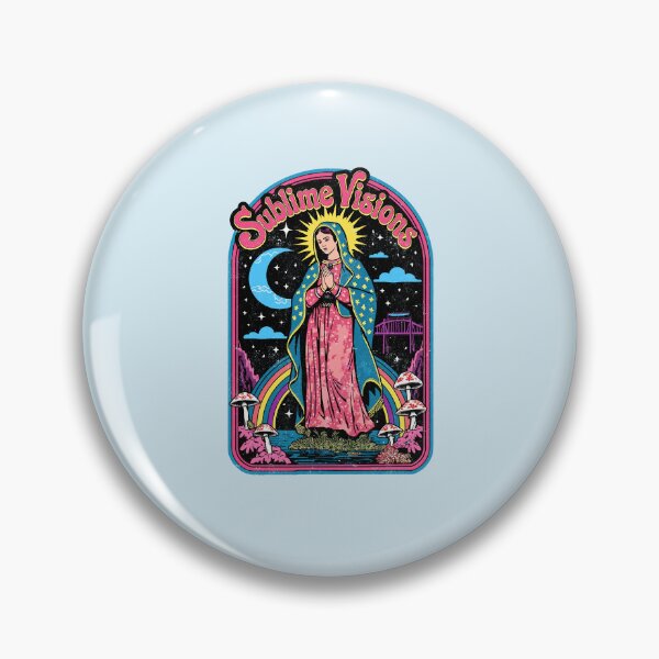 Item preview, Psychedelic Sublime Visions Guadalupe Graphic - Retro Art designed and sold by Vintagenaut Co..