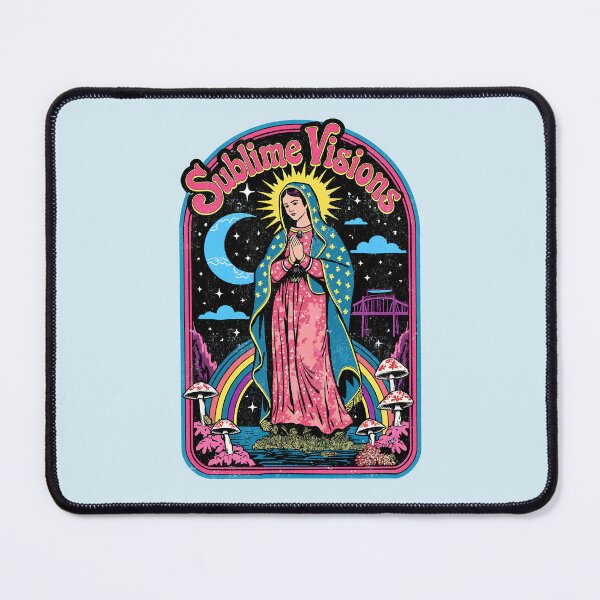 Item preview, Psychedelic Sublime Visions Guadalupe Graphic - Retro Art designed and sold by Vintagenaut Co..